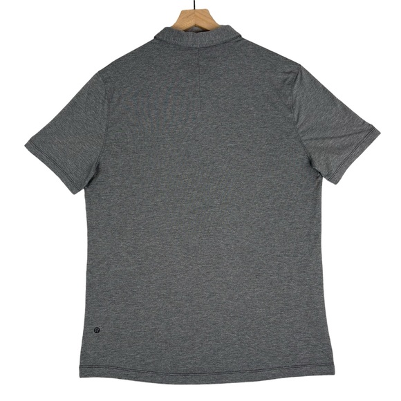 Lululemon Evolution Polo Shirt Mens XL Golf Athletic Wicking Performance Stretch - Picture 4 of 6